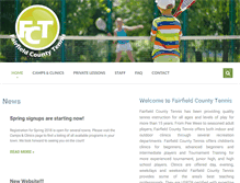 Tablet Screenshot of fairfieldcountytennis.com